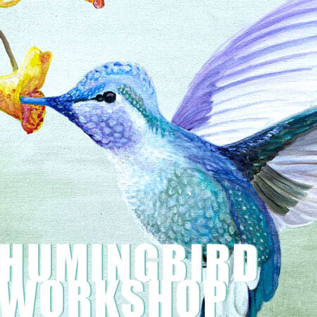 Acrylic Painting Hummingbird Workshop