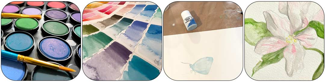 Watercolor Painting Class Examples